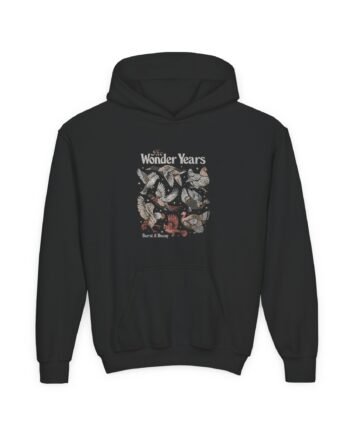 Youth The Wonder Years Bird Collage Heavy Blend Hooded Sweatshirt