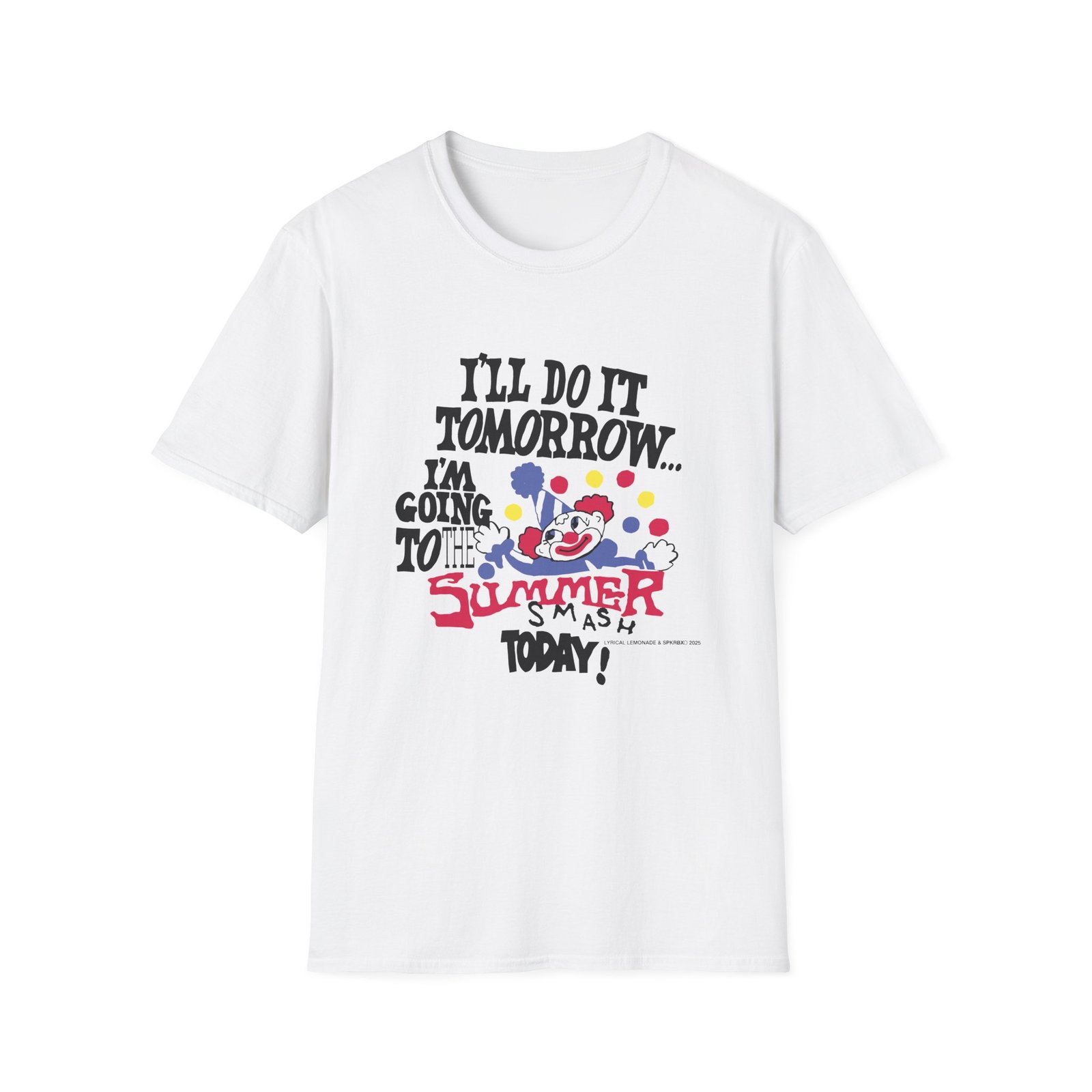 Summer Smash Do It Tomorrow Unisex Softstyle T-Shirt