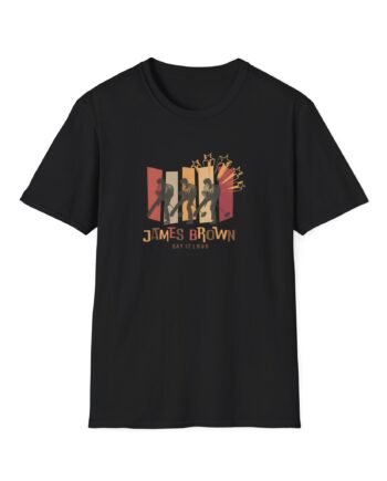 James Brown Say It Loud Crooner Unisex Softstyle T-Shirt