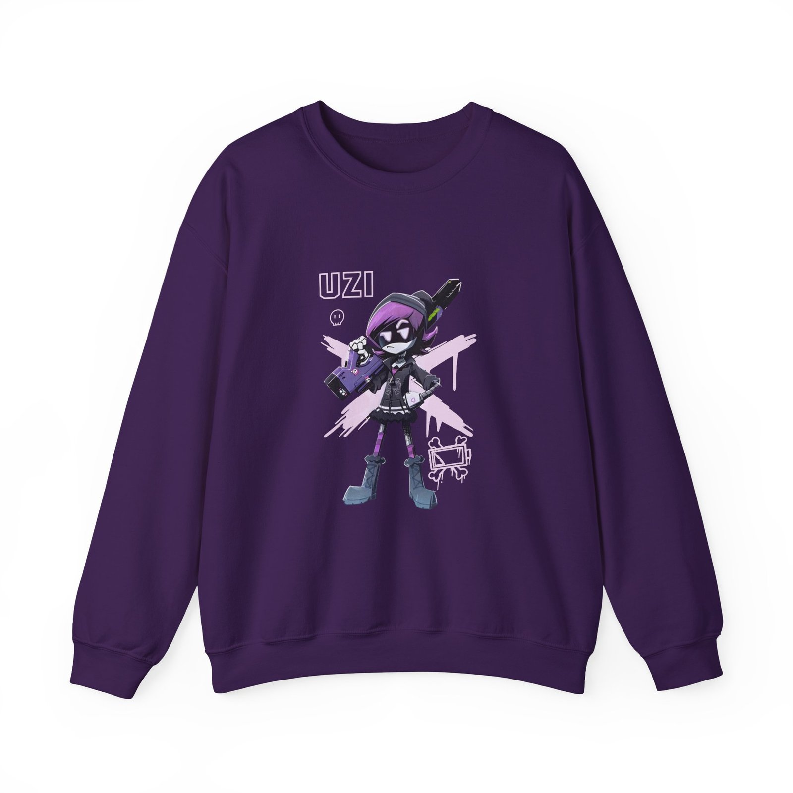 Murder Drones Uzi Unisex Heavy Blend Crewneck Sweatshirt