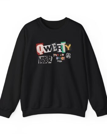 Linkin Park Qwerty Ransom Note Unisex Heavy Blend™ Crewneck Sweatshirt