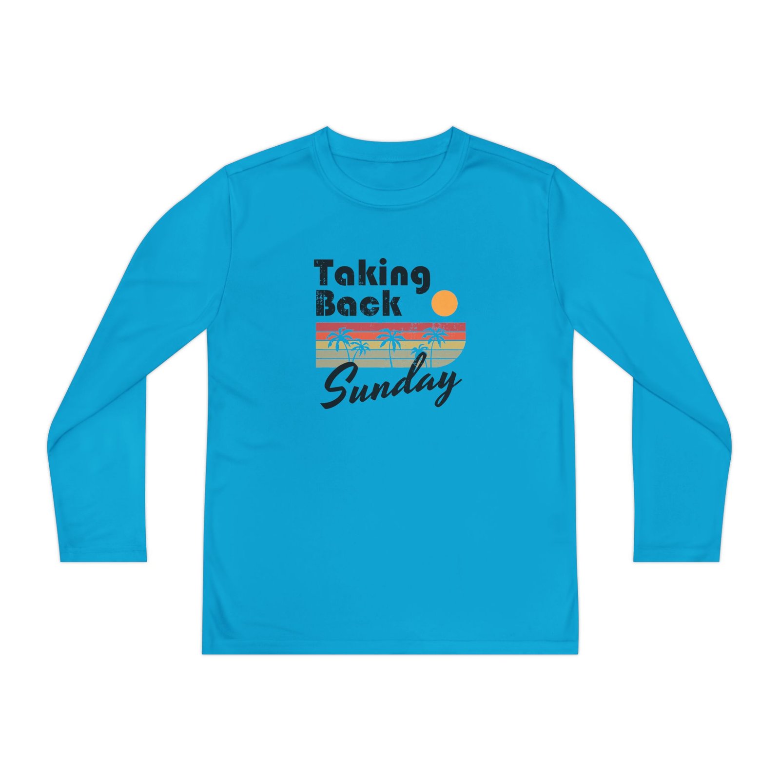 Youth Taking Back Sunday Palm Raglan Long Sleeve Competitor Tee
