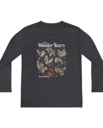 Youth The Wonder Years Bird Collage Long Sleeve Competitor Tee