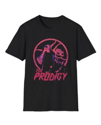 The Prodigy Attack Mode Photo Unisex Softstyle T-Shirt