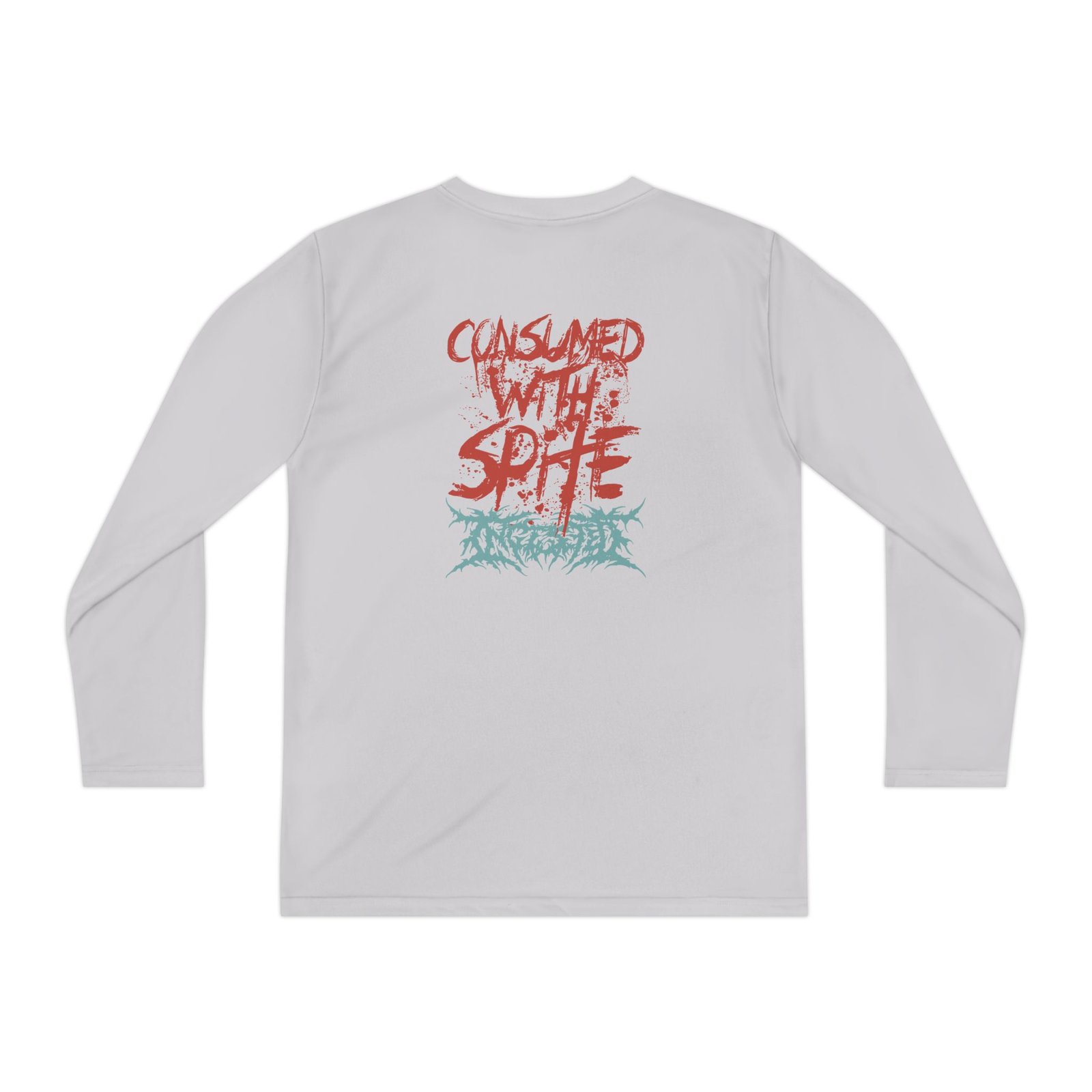 Youth Ingested Consumed With Spite Long Sleeve Competitor Tee