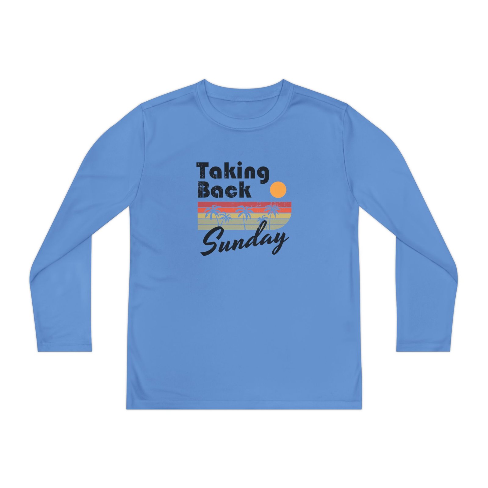 Youth Taking Back Sunday Palm Raglan Long Sleeve Competitor Tee