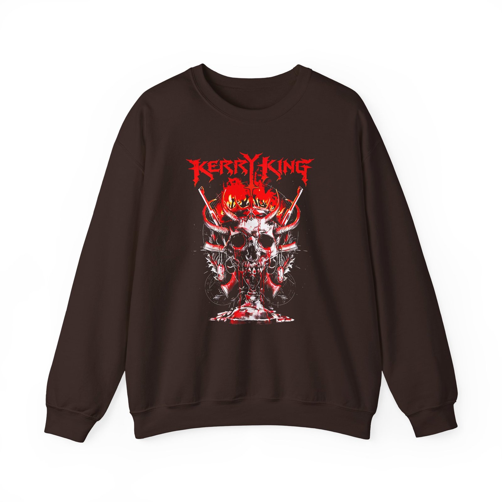 Kerry King Skull Blast Itin Unisex Heavy Blend™ Crewneck Sweatshirt
