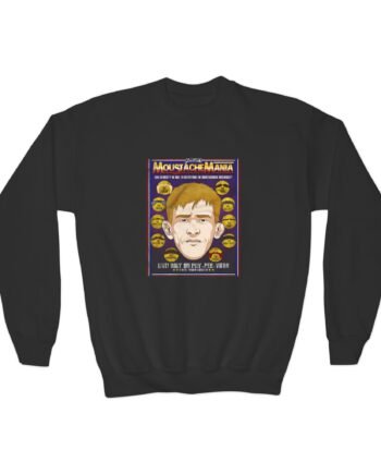 Youth Almighty Moustache Mania Crewneck Sweatshirt