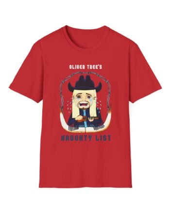 Oliver Tree Naughty List Holiday Unisex Softstyle T-Shirt