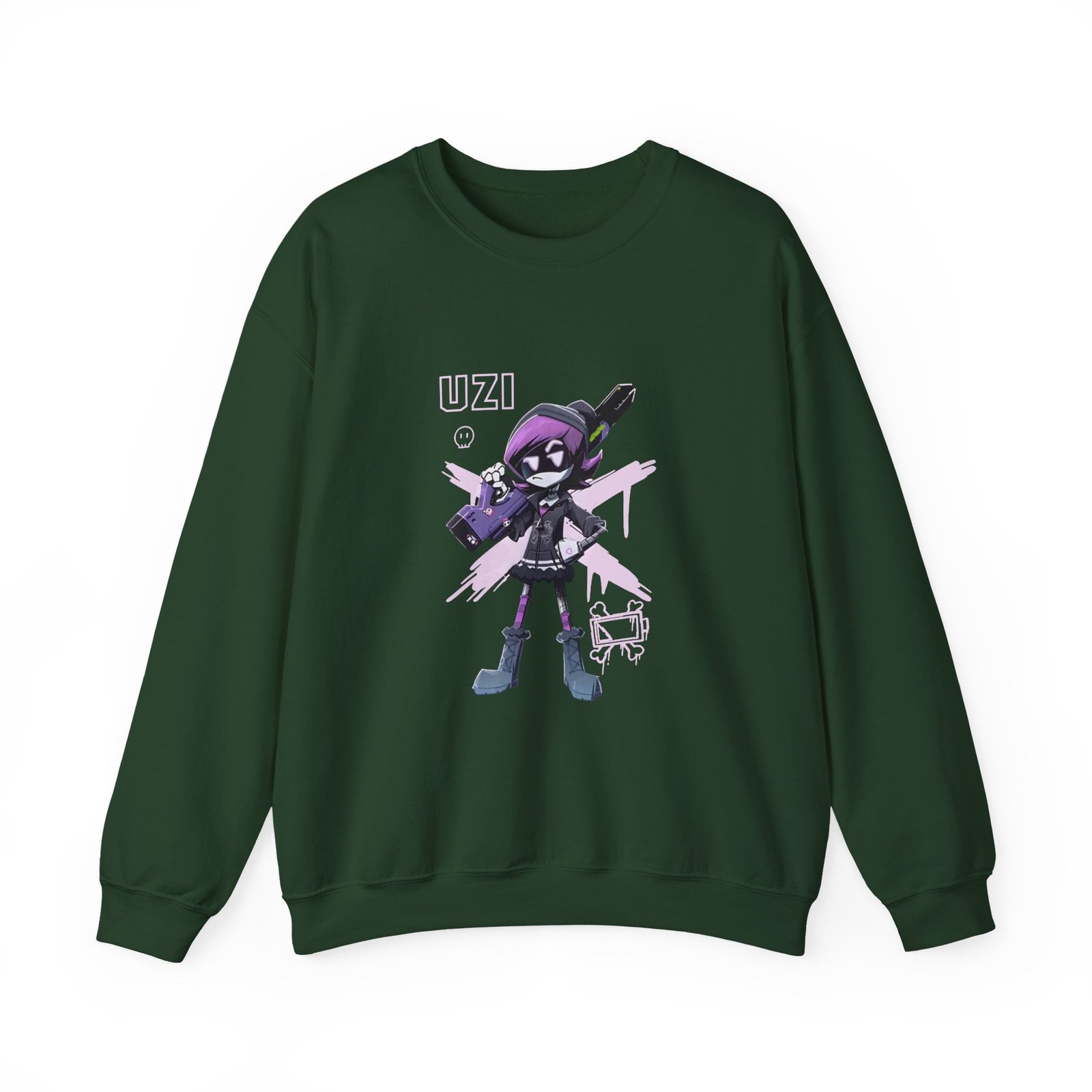 Murder Drones Uzi Unisex Heavy Blend Crewneck Sweatshirt