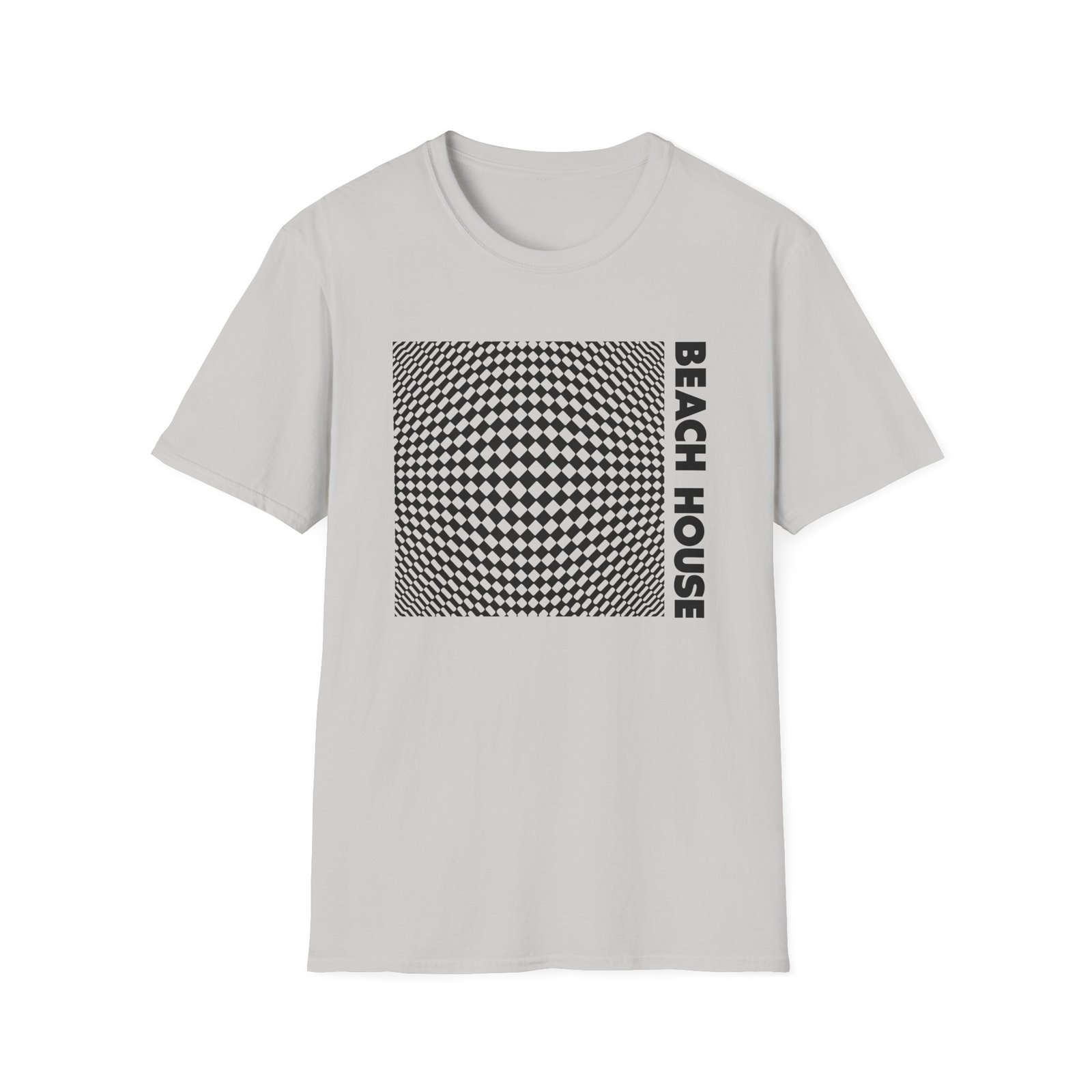 Beach House 7 Op Art Unisex Softstyle T-Shirt