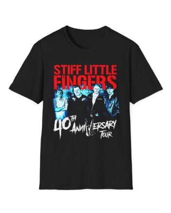Stiff Little Fingers Tour Unisex Softstyle T-Shirt