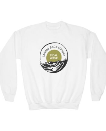 Youth Taking Back Sunday Tidal Wave Raglan Crewneck Sweatshirt