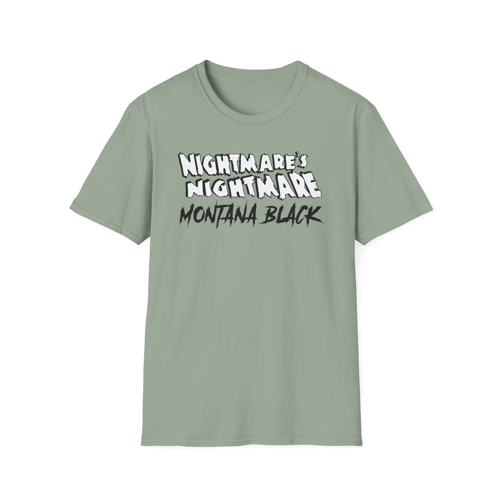 Montana Black Nightmare's Nightmare Montana Black Unisex Softstyle T-shirt
