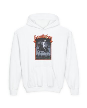 Youth Bewitcher Fall. Obey. Beware. Heavy Blend Hooded Sweatshirt
