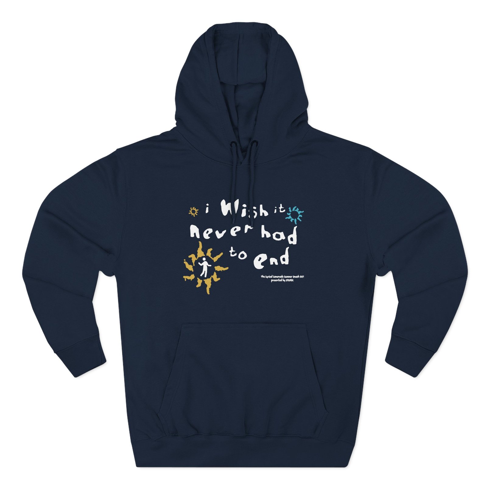 Summer Smash Never End Three-Panel Fleece Hoodie