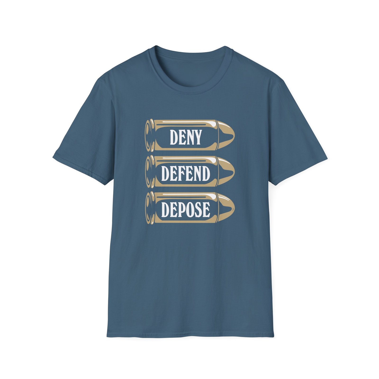 Deny Defend Depose Unisex Softstyle T-Shirt