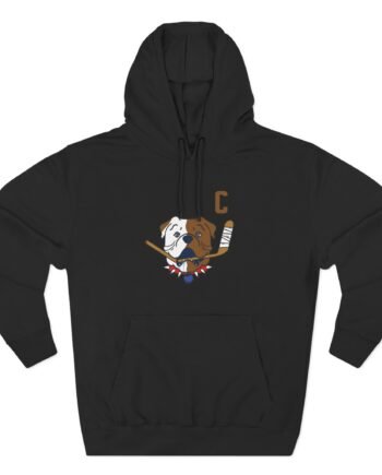Shoresy Sudbury Bulldogs Three-Panel Fleece Hoodie
