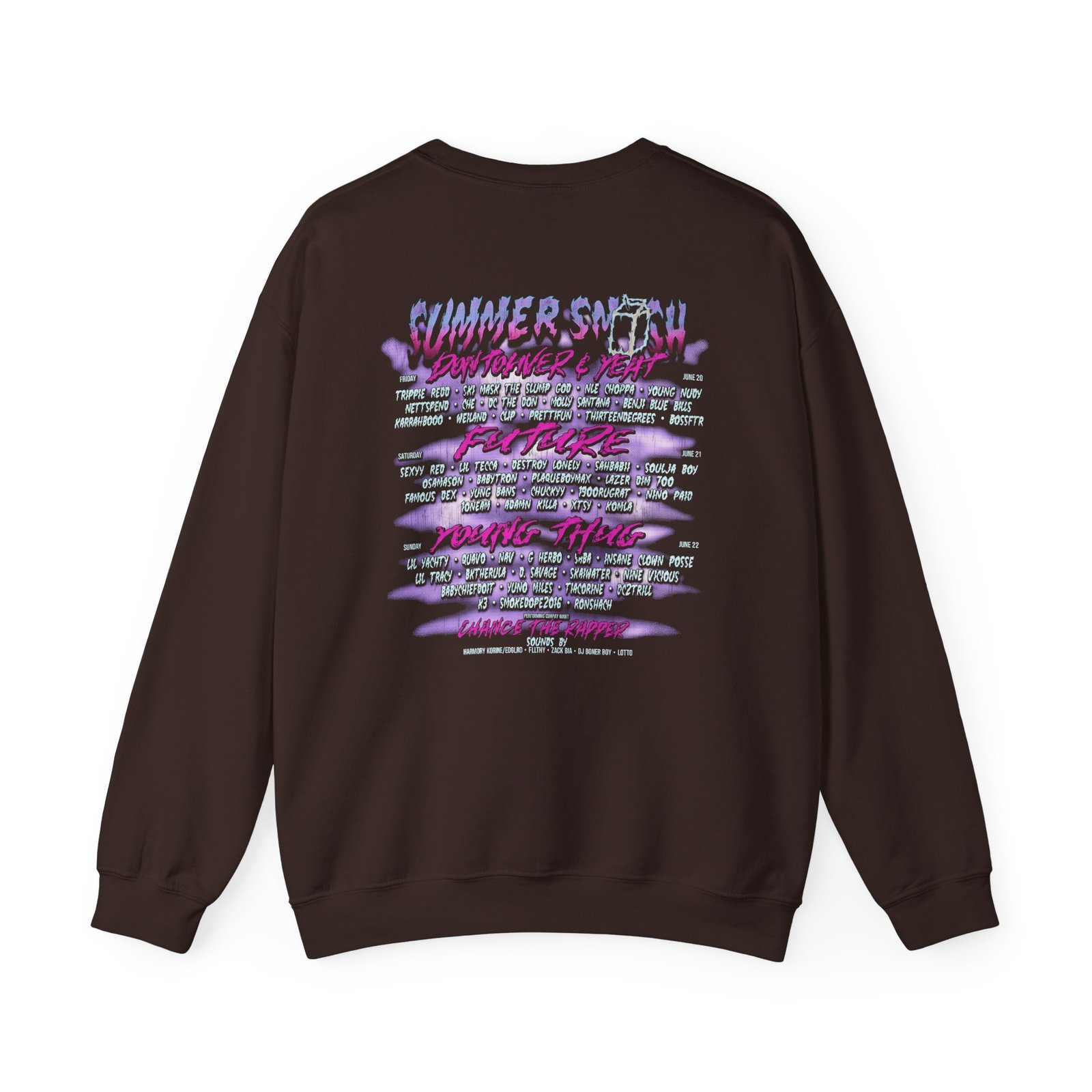 Summer Smash Shark Unisex Heavy Blend™ Crewneck Sweatshirt