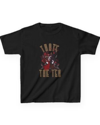 Kids Hazbin Hotel Alastor That's the Tea Heavy Cotton™ Tee