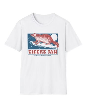 Tigers Jaw Raccoon Unisex Softstyle T-Shirt