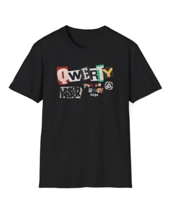 Linkin Park Qwerty Ransom Note Unisex Softstyle T-Shirt