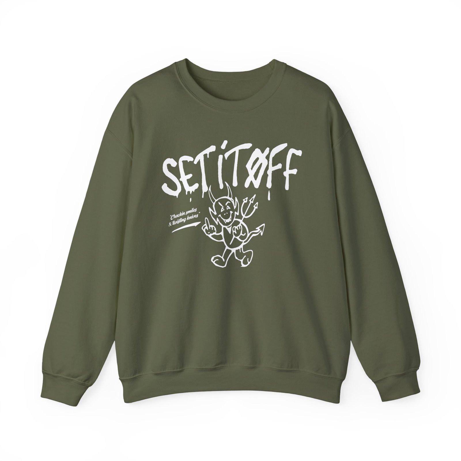 Set It Off Devil Unisex Heavy Blend™ Crewneck Sweatshirt