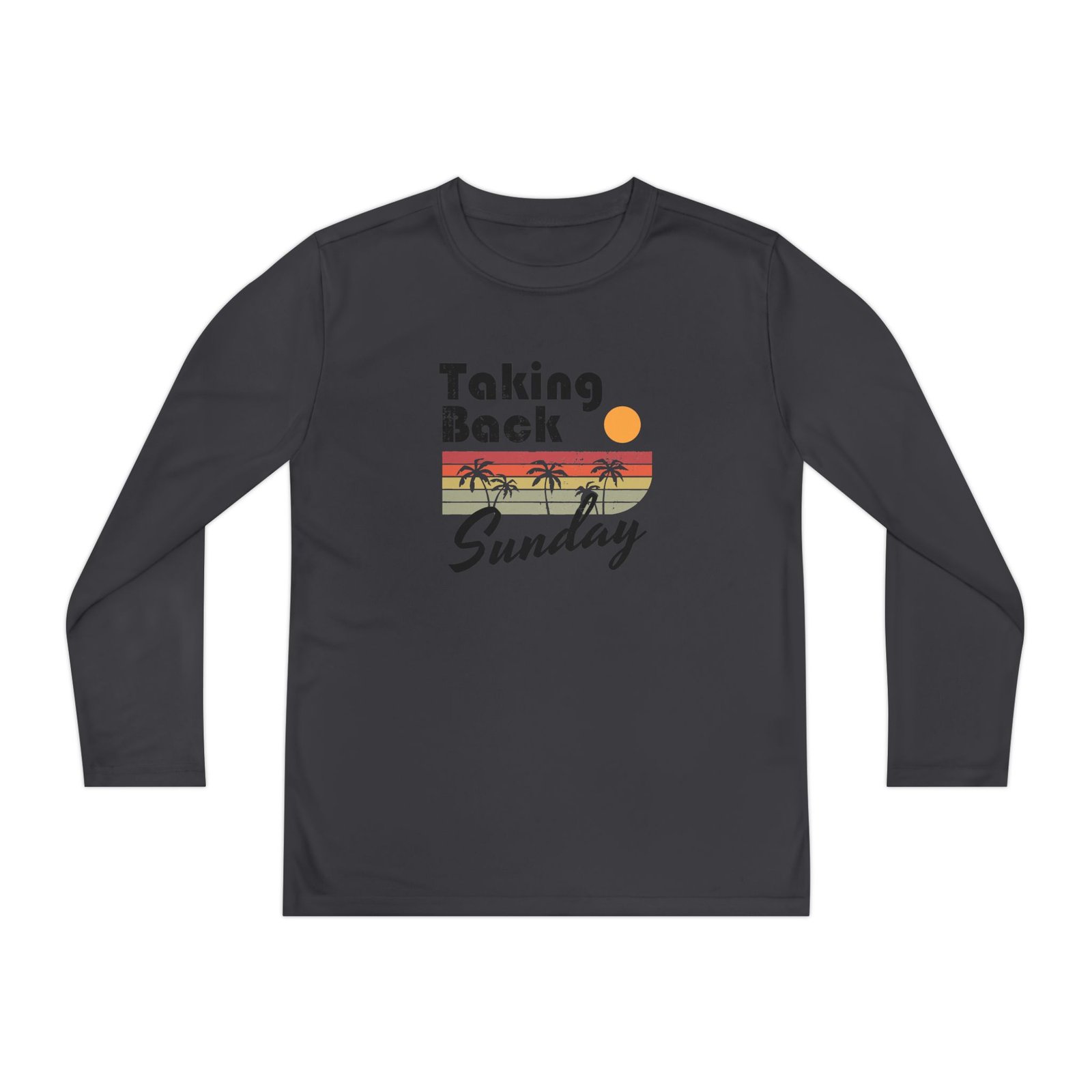 Youth Taking Back Sunday Palm Raglan Long Sleeve Competitor Tee