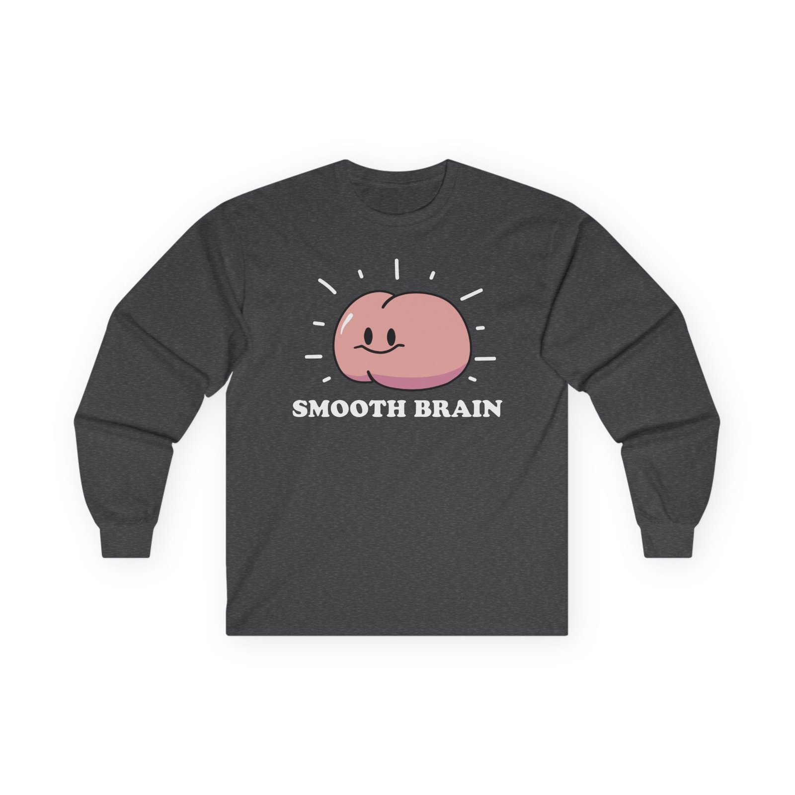 Haminations Smooth Brain Unisex Ultra Cotton Long Sleeve Tee