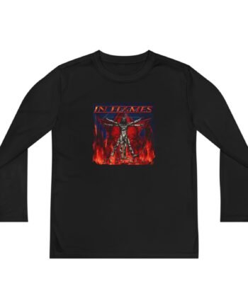 Youth In Flames Clayman Album Art Long Sleeve Competitor Tee