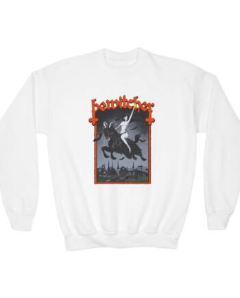 Youth Bewitcher Fall. Obey. Beware. Crewneck Sweatshirt