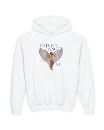 Youth Tina Turner Private Dancer '84 Heavy Blend Hooded Sweatshirt