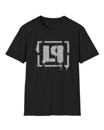 Linkin Park Lp Bracket Spray Logo Unisex Softstyle T-Shirt
