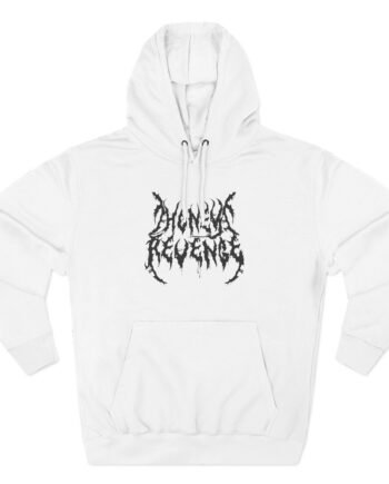 Honey Revenge Death Metal Logo Three-Panel Fleece Hoodie
