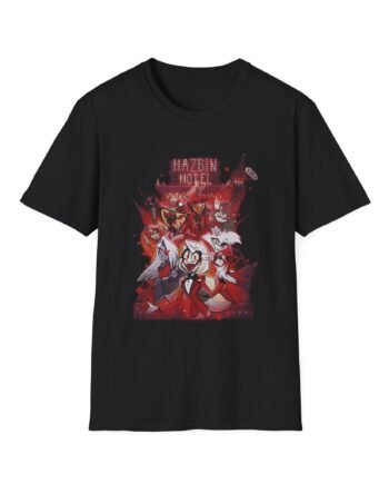 Hazbin Hotel Characters Unisex Softstyle T-Shirt