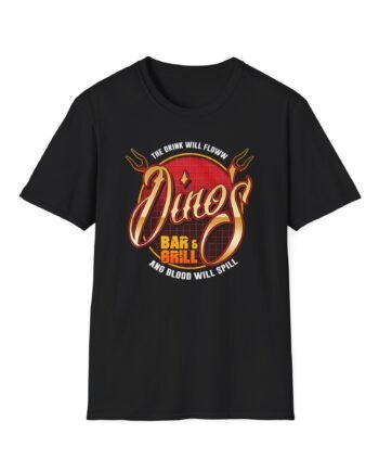 Thin Lizzy Dino's Bar & Grill Unisex Softstyle T-Shirt