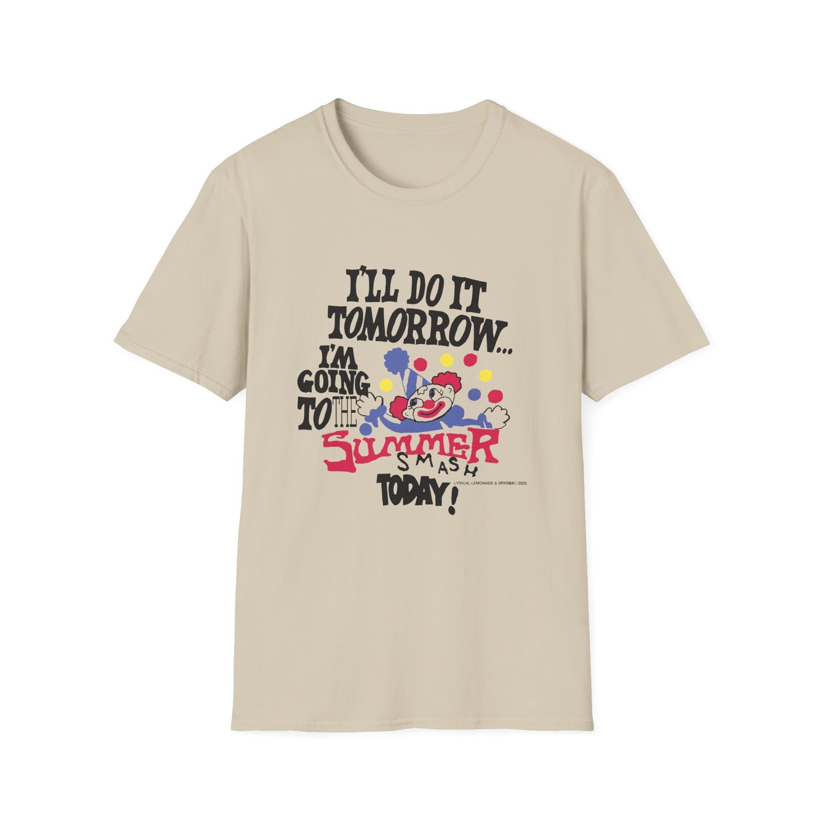 Summer Smash Do It Tomorrow Unisex Softstyle T-Shirt