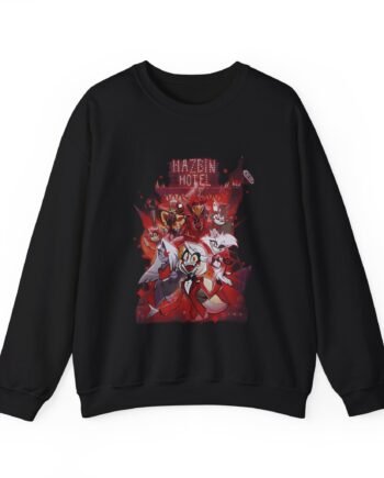 Hazbin Hotel Characters Unisex Heavy Blend™ Crewneck Sweatshirt