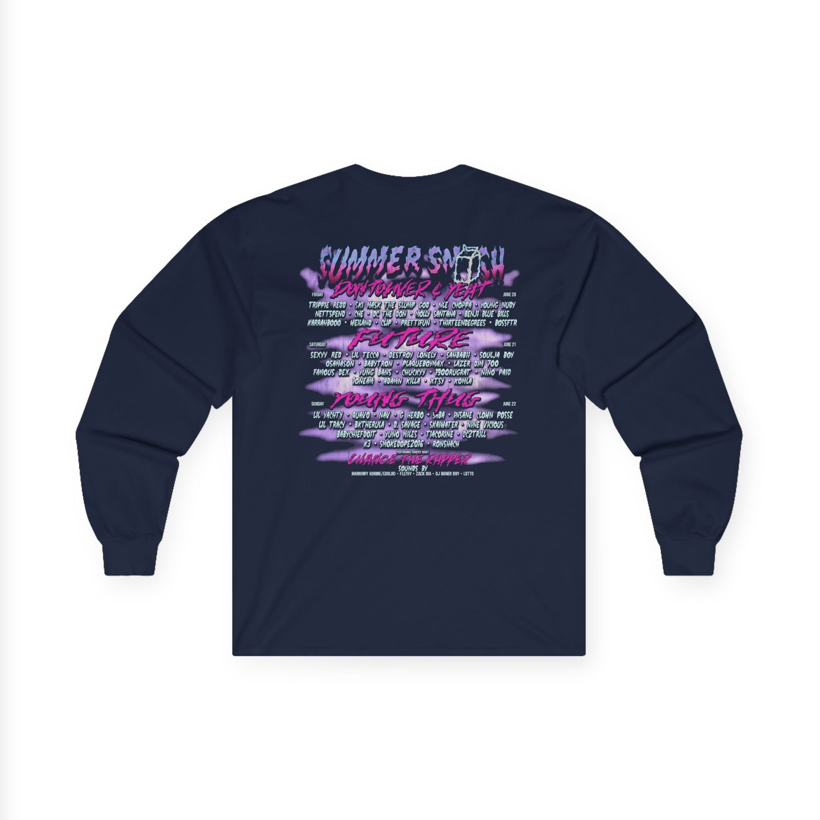 Summer Smash Shark Unisex Ultra Cotton Long Sleeve Tee