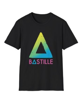 Bastille Rainbow Logo Unisex Softstyle T-Shirt