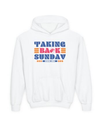 Youth Taking Back Sunday Since 99 Raglan Heavy Blend Hooded Sweatshirt