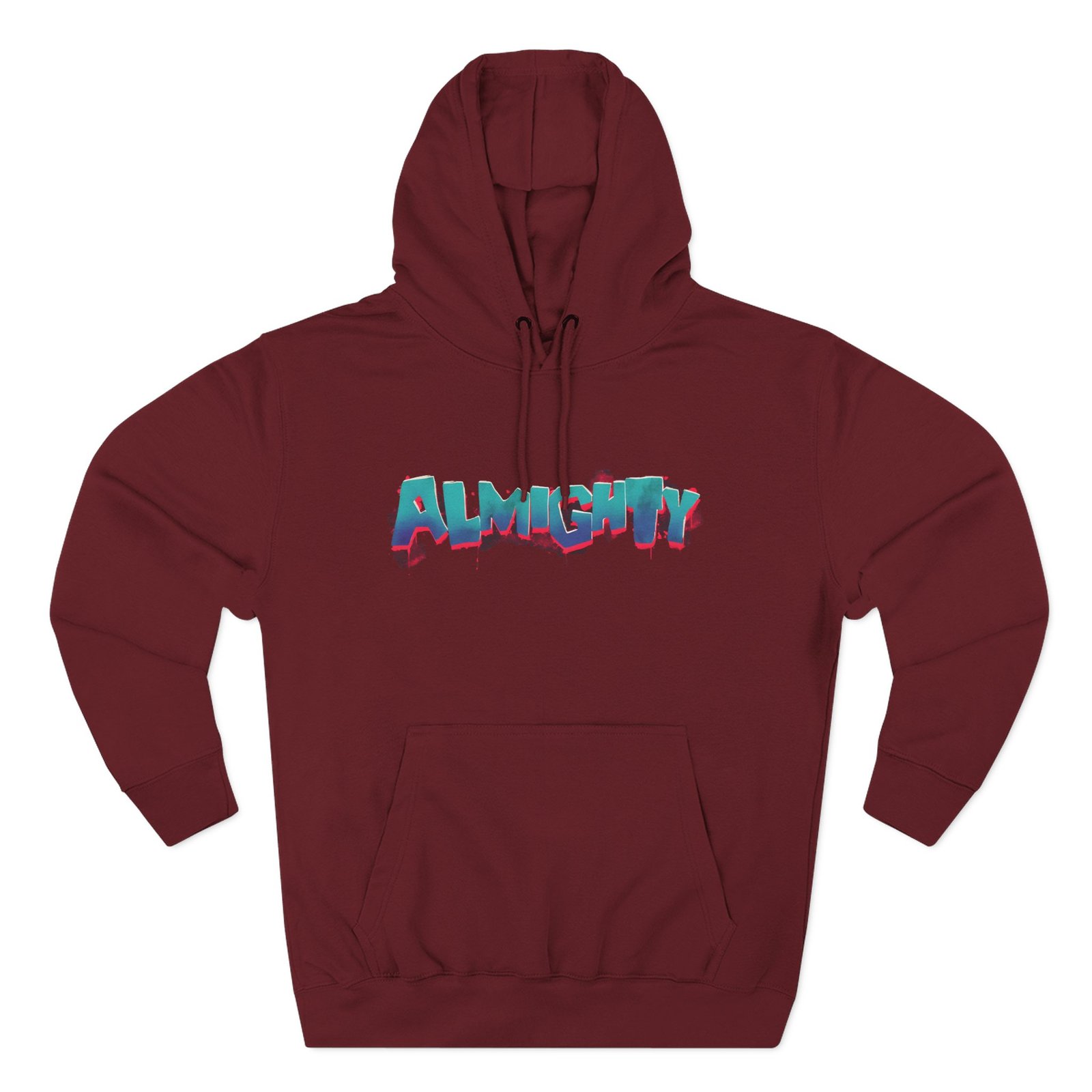 Almighty Splatter Three-Panel Fleece Hoodie