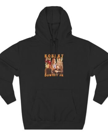 Robert Downey Three-Panel Fleece Hoodie