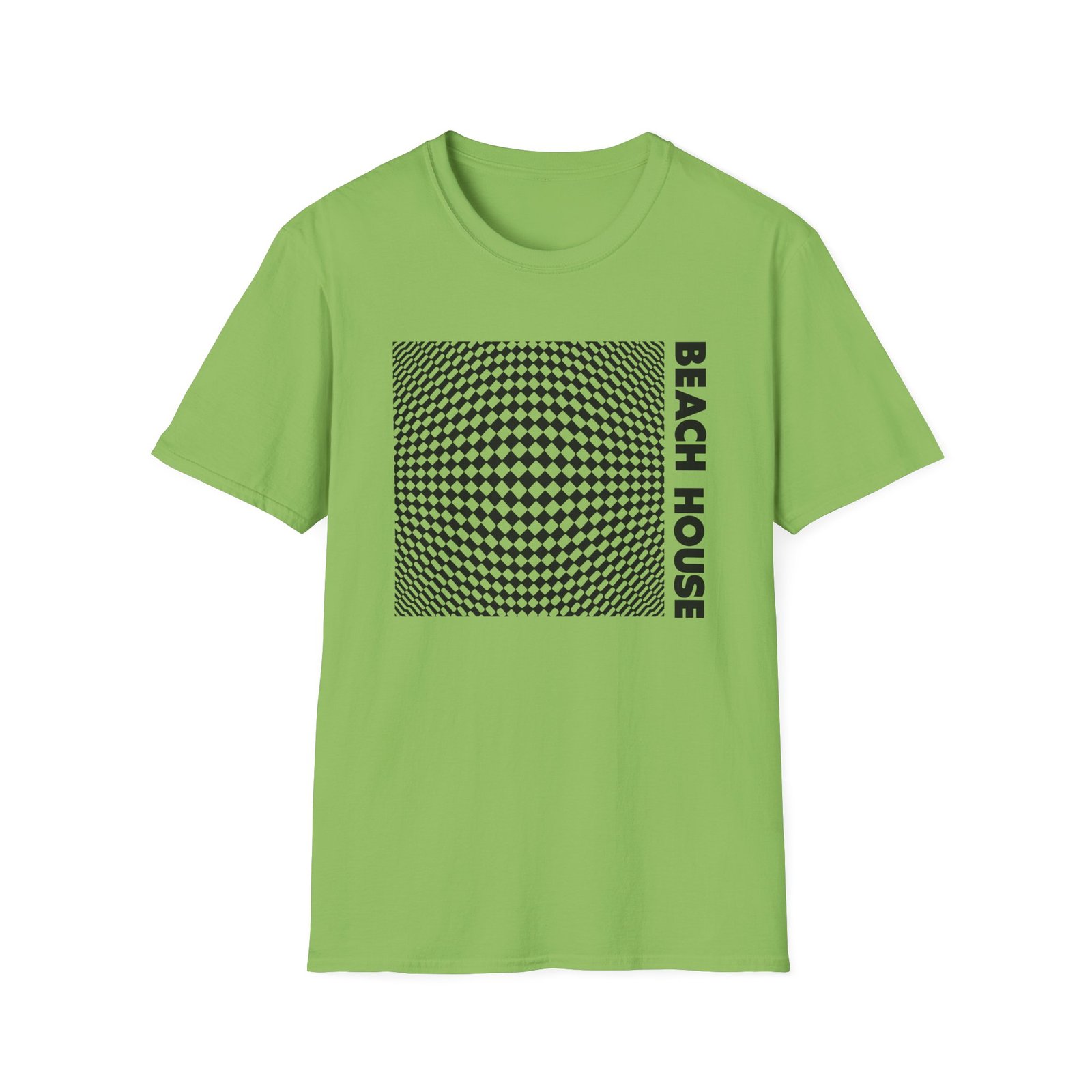 Beach House 7 Op Art Unisex Softstyle T-Shirt