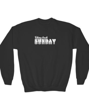 Youth Taking Back Sunday Sun Logo Crewneck Sweatshirt