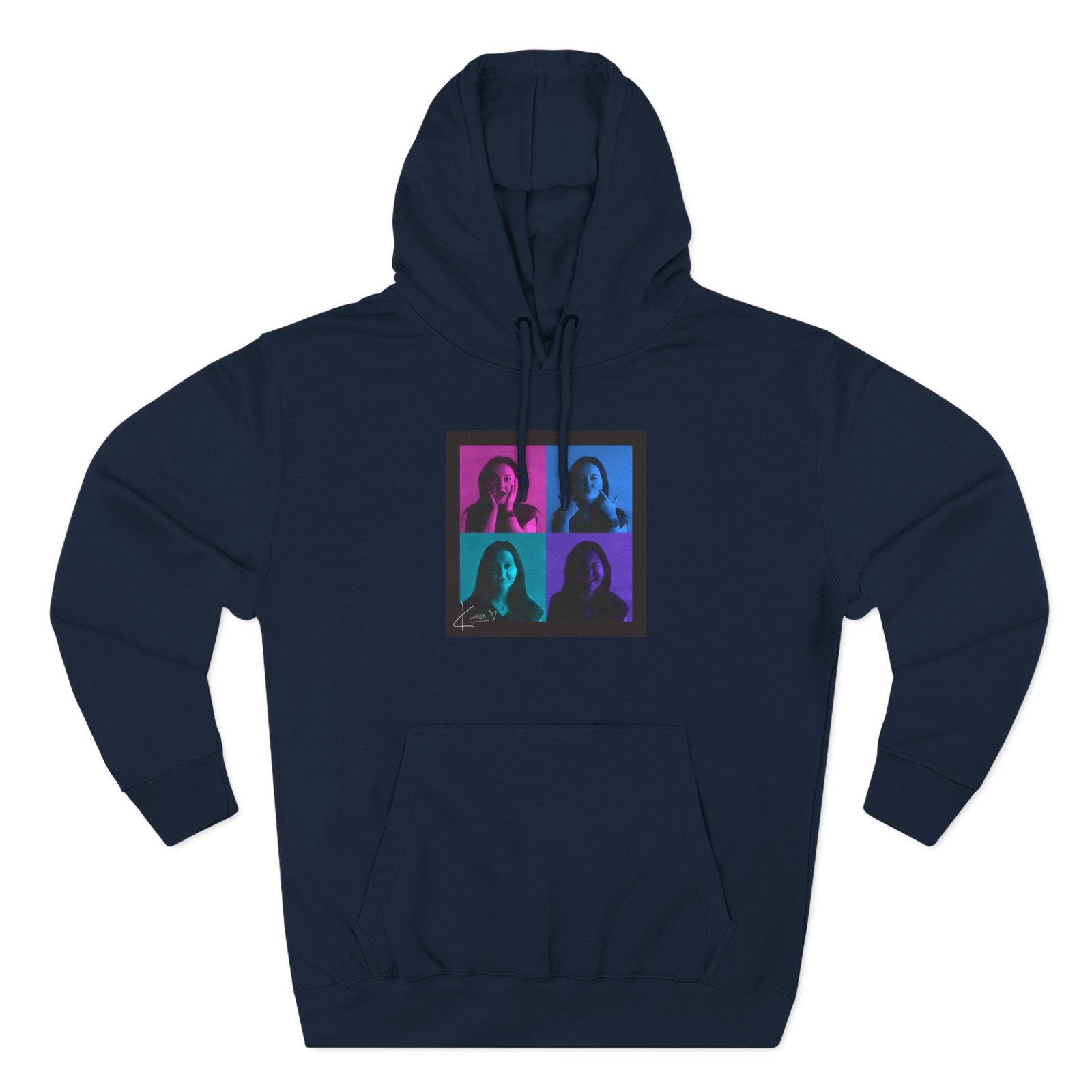 Klarisa Emotions Three-Panel Fleece Hoodie