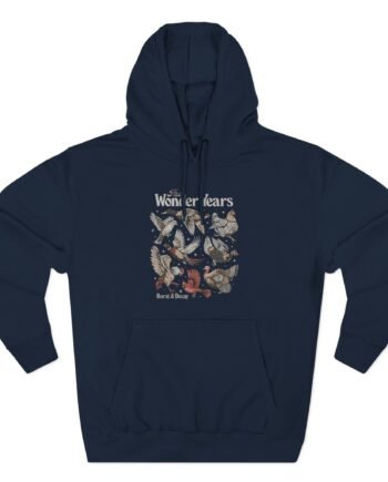 The Wonder Years Bird Collage Three-panel Fleece Hoodie