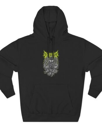 Ingested Slam Creature Three-Panel Fleece Hoodie