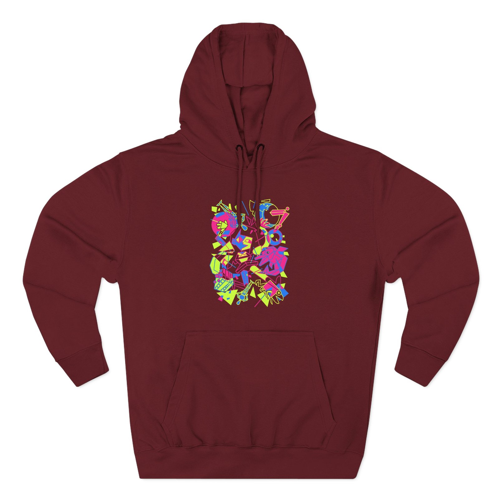 Ena What's the Data, Theta? Three-Panel Fleece Hoodie