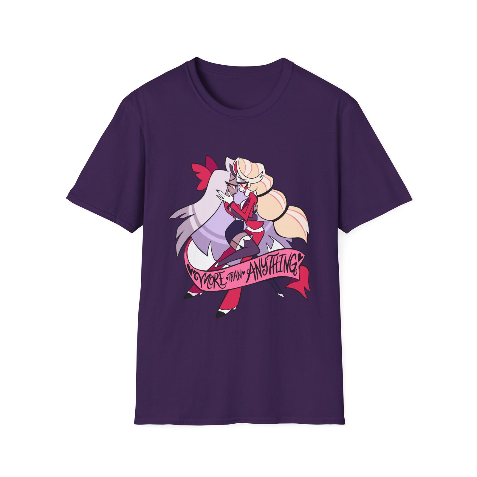 Hazbin Hotel Charlie & Vaggie Unisex Softstyle T-shirt